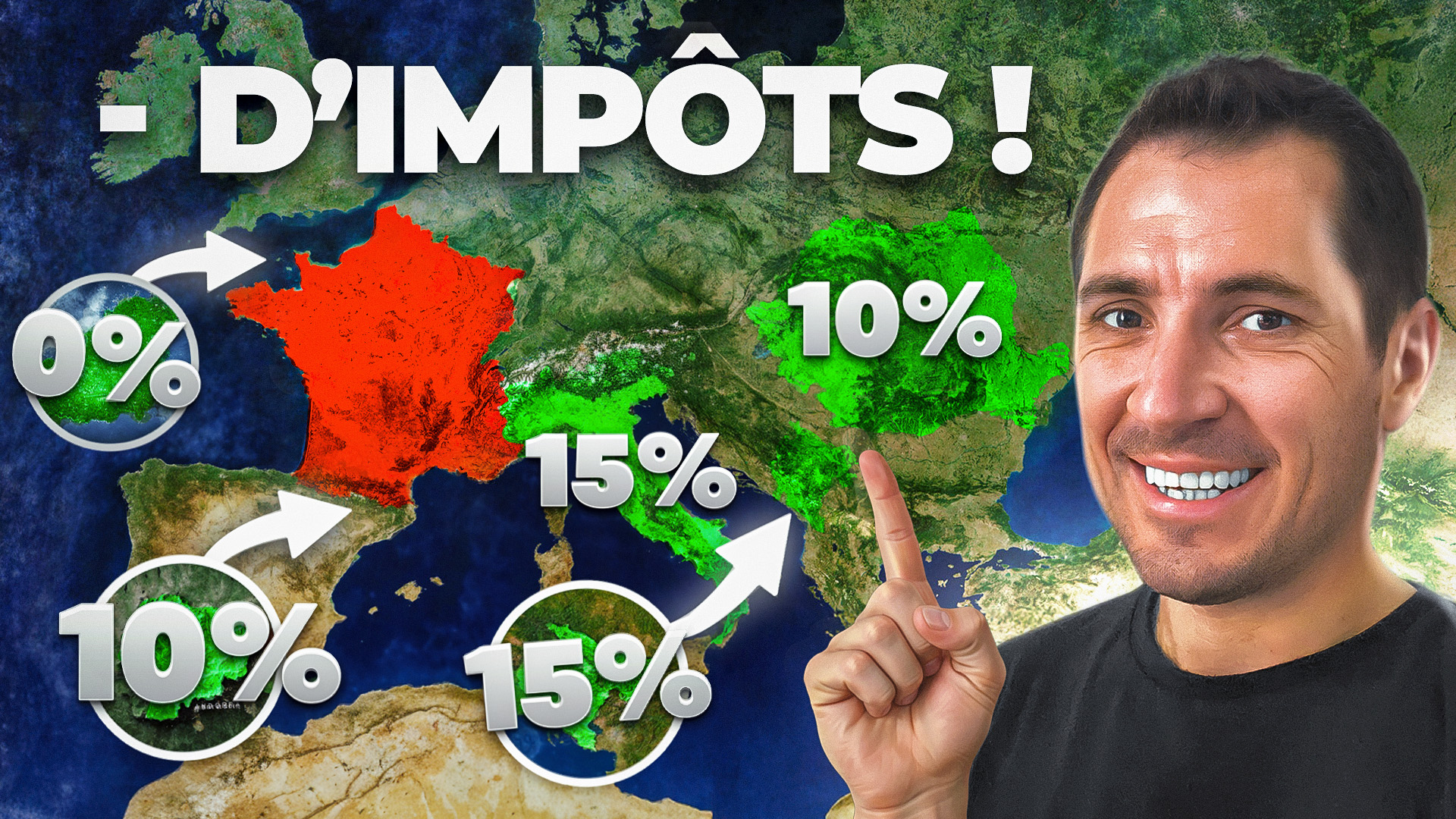 5 pays à seulement 2h de la France où tu paies moins d’Impôts…et personne n’en parle